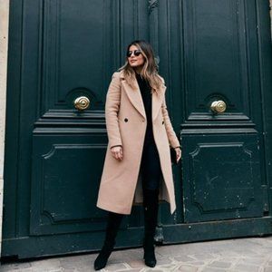 🌟Host Pick🌟Club Monaco Camel Celise Mohair Coat